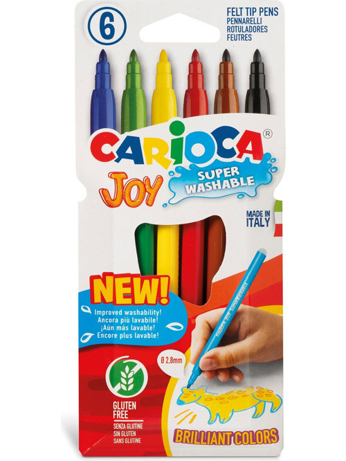Joy Süper Yıkanabilir Keçeli Boya Kalemi 6 Renk 40549