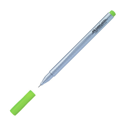 Faber-Castell Finepen Grip Keçe Uçlu Kalem 0,4 Mm Çim Yeşili (10 Lu Paket)