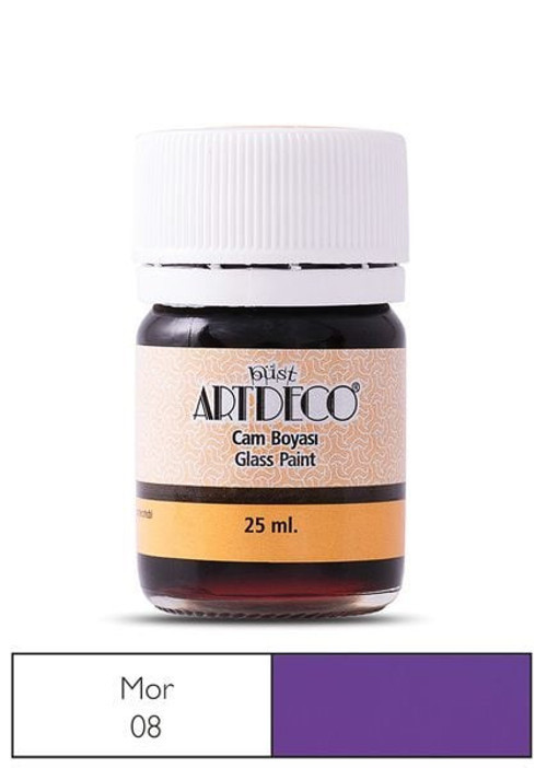 Cam Boyası 25 Ml Öğrenci Tipi 08 Mor