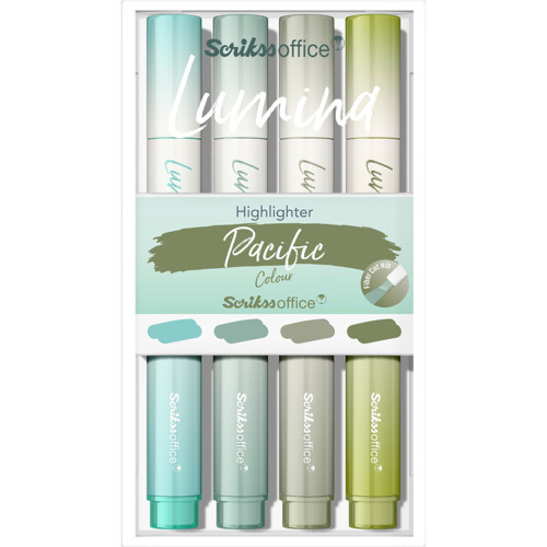 Lumina Fosforlu Kalem Pacific 4 Renk Set