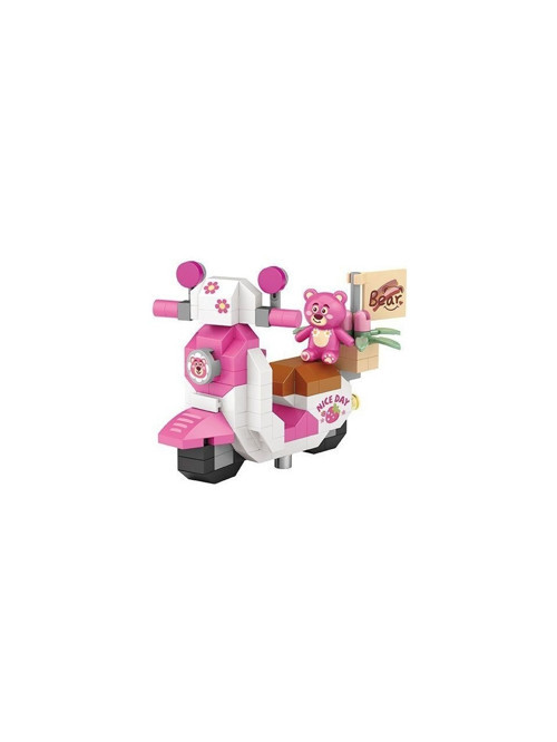 Block Oyuncak Mini Poşet Ayıcıklı Motor Lz8613