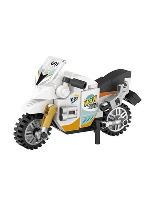 Block Oyuncak Motorsiklet 120 Parça Mini Poşet