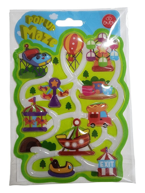 Stickers Pop Up Maze Lunapark 18X12
