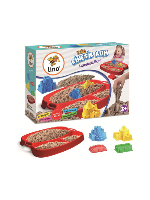 Kinetik Kum Seti Kale Tema 350 Gram Kum + Tepsi + 4 Kalıp Ln-551