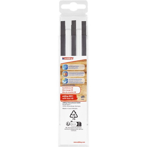 8891-K6Hb Mekanik Marangoz Kalemi Yedek Uç Hb 6 Lı Set