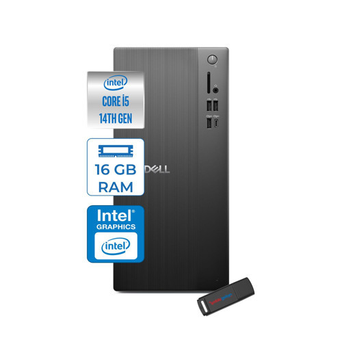 Tower ECT1250 Intel Core I5 14400 16GB Ddr5 512GB SSD UHD Graphics 730 WIN11HOME Kurumsal Masaüstü Bilgisayar ECT125014H01 + Zettausb