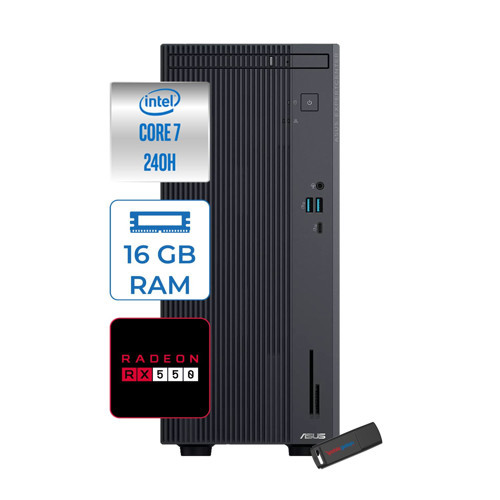 Expertcenter P500MV Intel® Core™ Ultra 7 240H 5.2ghz Aı 16GB Ddr5 4tb SSD 4GB/RX550 WIN11HOME Mini Tower Masaüstü Bilgisayar C724016512B0D21H05+ZETTAUSBBELLEK