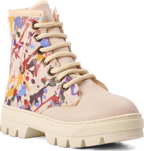 Arz 2301001-P Bej İçi Kürklü Fermuarlı Çocuk Bot