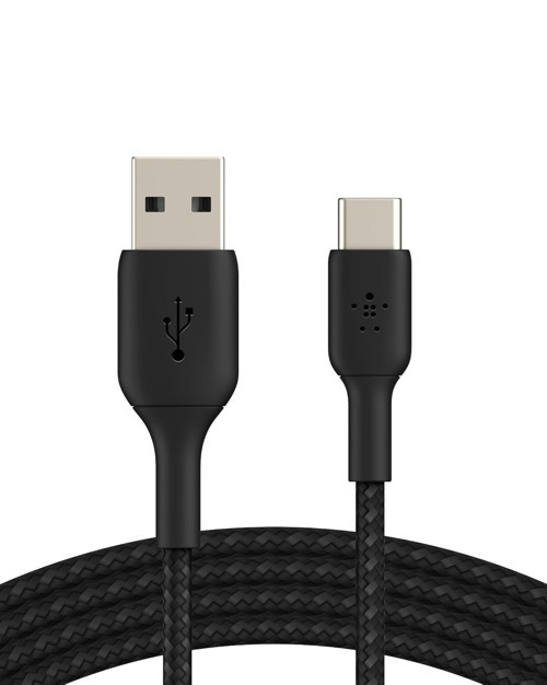 Boost Şarj Örgülü Usb-C Kablosu 3 M, Siyah
