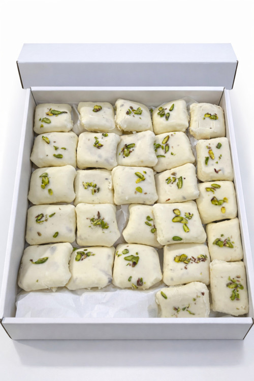 Çikolata Kaplı Beyaz Bohça Lokum 500 gr - Darende'nin Özel Lezzeti