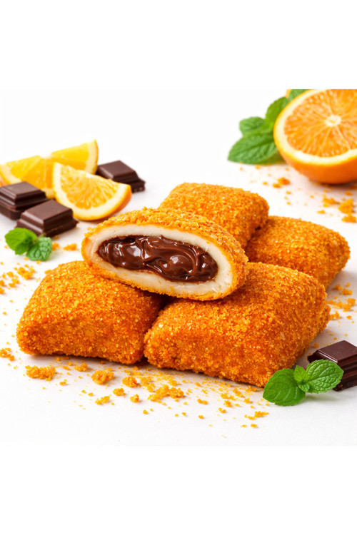 Portakallı Çikolatalı Bohça Lokum (500 Gr)