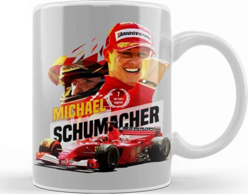 Michael Schumacher Kupa Bardak Porselen