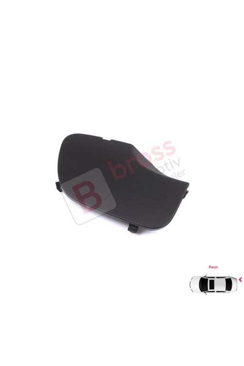 Renault Dacia Duster MK2 HM 2017-2023 511656583R için Arka Tampon Çeki Demiri Kapağı Siyah