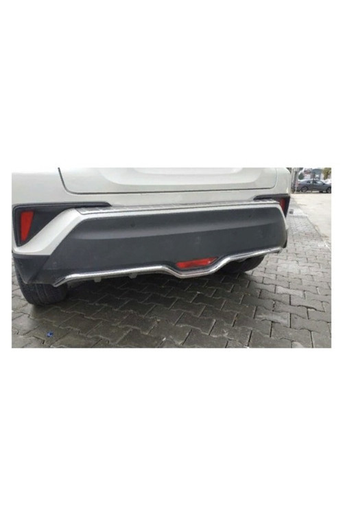Çmk Toyota C-hr 2016-2019 Arka Tampon Alt Çıtası Nikelaj