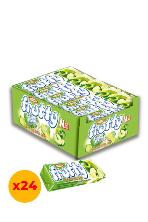 Frutty Midi Elmalı Yumuşak Şeker 20 Gr X 24 Adet Kutulu