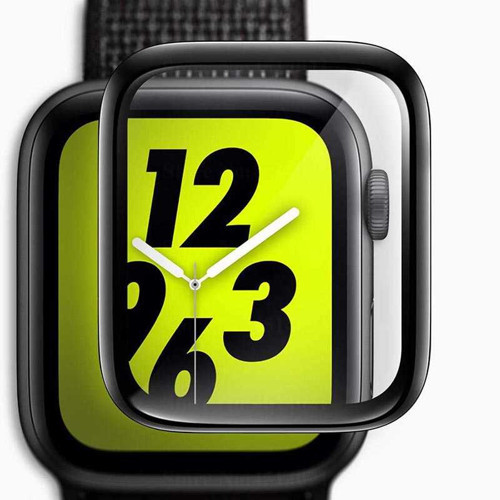 Watch 42mm MKST Full Yapışkanlı Cam Ekran Koruyucu - Siyah