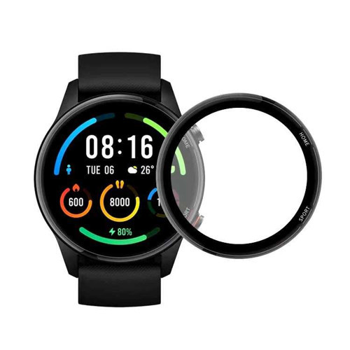 Mi Watch Color MKST PMMA Pet Saat Ekran Koruyucu - Siyah