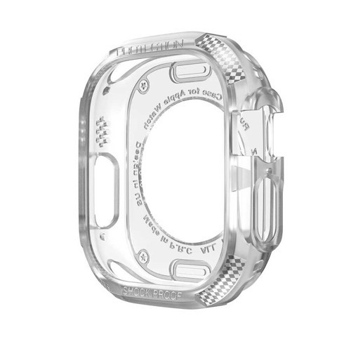 Watch Ultra 49mm Silikon TPU Kasa Koruyucu MKST Watch Gard 17 - Renksiz
