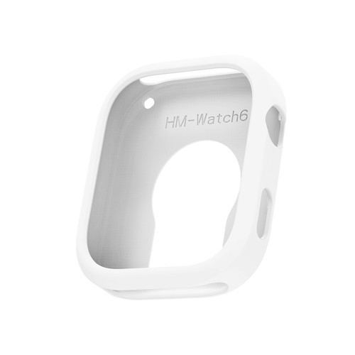 Redmi Watch 6 Yumuşak TPU Silikon Kasa Koruyucu MKST Watch Gard 41 - Beyaz