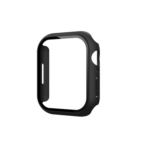 Watch 10 42mm Sert PC Kasa ve Ekran Koruyucu MKST Watch Gard 37 - Siyah