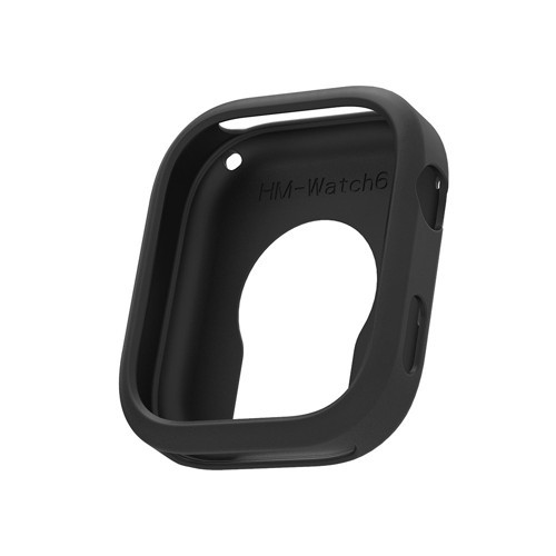 Redmi Watch 6 Yumuşak TPU Silikon Kasa Koruyucu MKST Watch Gard 41 - Siyah