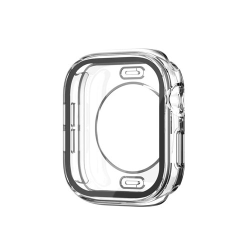 Watch 10 46mm 360 Derece Korumalı Kasa ve Ekran Koruyucu MKST Watch Gard 12 - Şeffaf