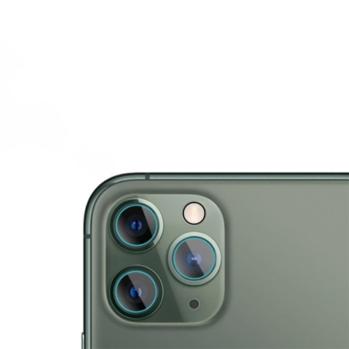iPhone 12 Pro Uyumlu MKST Kamera Koruyucu Cam Filmi-Renksiz