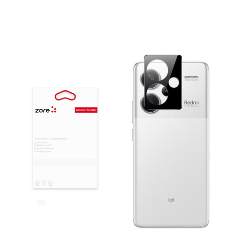 Redmi Note 13 Pro Plus 5G Uyumlu MKST 3D Kamera Camı-Siyah