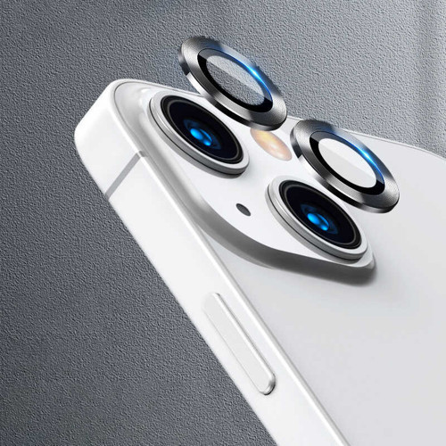 iPhone 13 Uyumlu MKST CL-04 Kamera Koruyucu-Gri