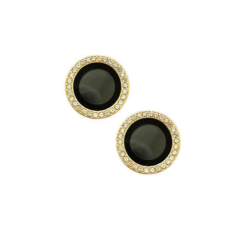 iPhone 14 Plus Uyumlu MKST CL-06 Kamera Koruyucu-Gold