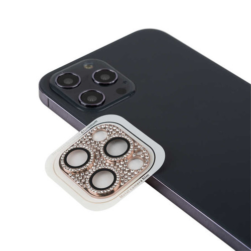 iPhone 11 Pro Max Uyumlu MKST CL-08 Kamera Koruyucu-Pembe