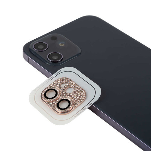 iPhone 11 Uyumlu MKST CL-08 Kamera Koruyucu-Pembe