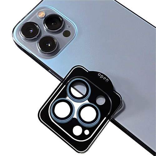iPhone 13 Pro Max Uyumlu MKST CL-11 Safir Parmak İzi Bırakmayan Anti-Reflective Kamera Lens Koruyucu
