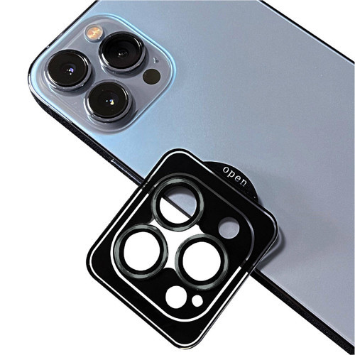 iPhone 15 Pro Uyumlu MKST CL-11 Safir Parmak İzi Bırakmayan Anti-Reflective Kamera Lens Koruyucu