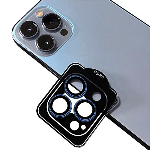iPhone 12 Pro Uyumlu MKST CL-11 Safir Parmak İzi Bırakmayan Anti-Reflective Kamera Lens Koruyucu