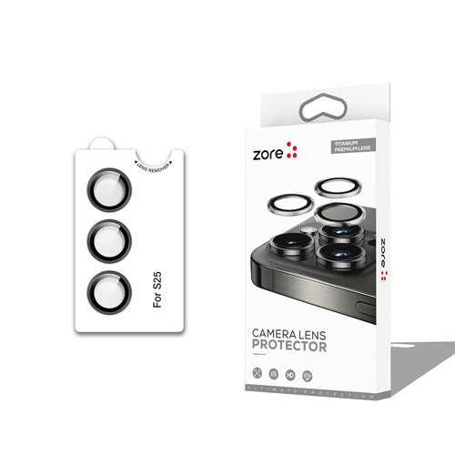 Galaxy S25 MKST CL-12 Premium Safir Parmak İzi Bırakmayan Anti-Reflective Kamera Lens Koruyucu