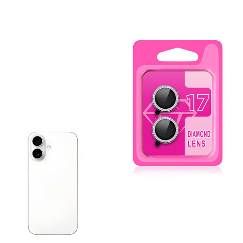 iPhone 17 MKST CL-06 Kamera Lens Koruyucu - Gümüş