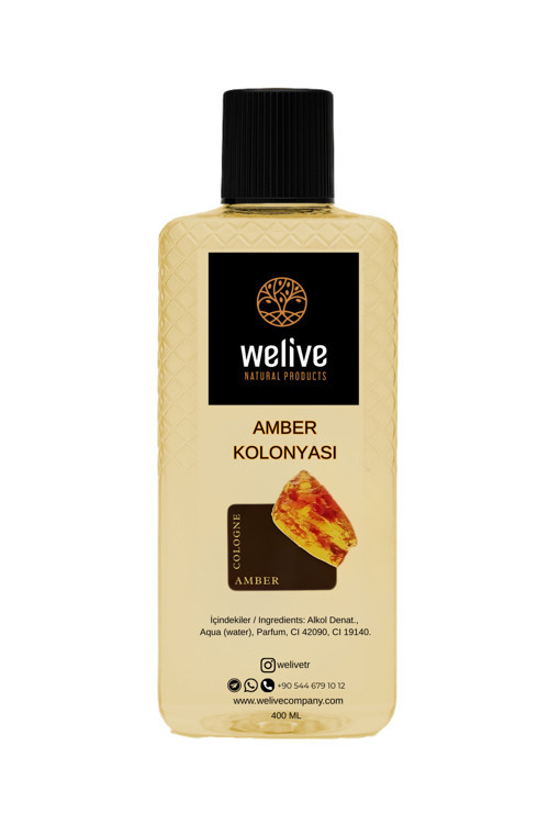 Amber Kolonyası 400 Ml 80 Derece