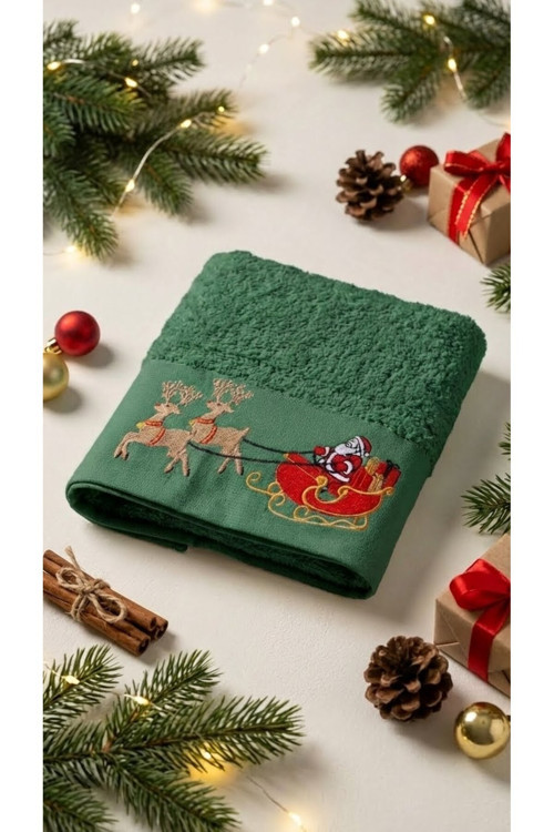 Santa Claus 50X60Cm Yılbaşı Havlusu