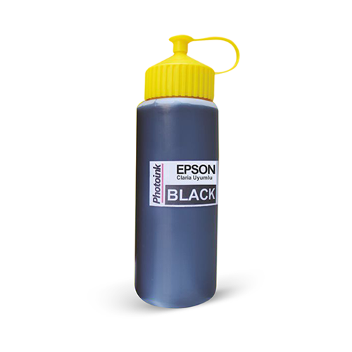 Epson T6641 Claria ve L Serisi Yazıcılar için uyumlu 500 ml Siyah Mürekkep (PHOTOINK Akıllı Mürekke