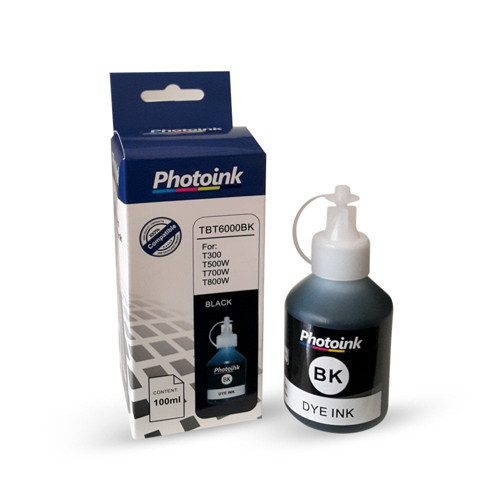 Brother BT 60 uyumlu 100 ml SİYAH PHOTOINK PLUS Mürekkep T220/T420W/T520W