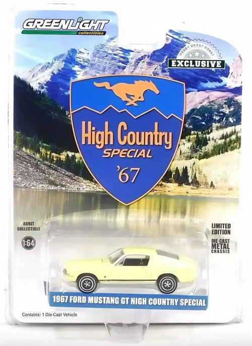 Greenlight 1/64 1967 Ford Mustang GT Fastback High Country Special 30504