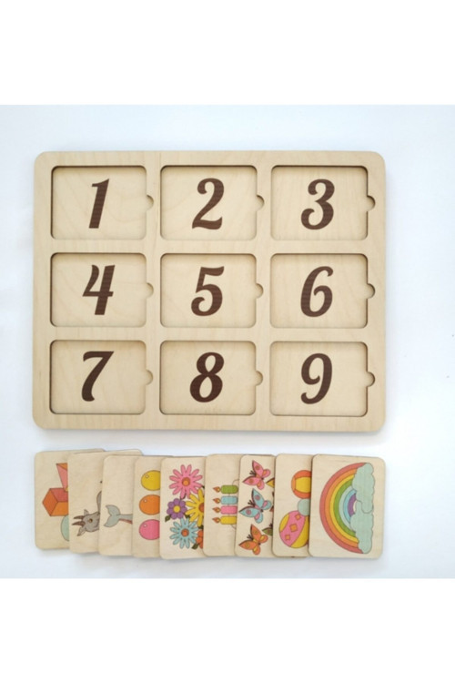 Renkli Sayılar Ve Değerleri Puzzle