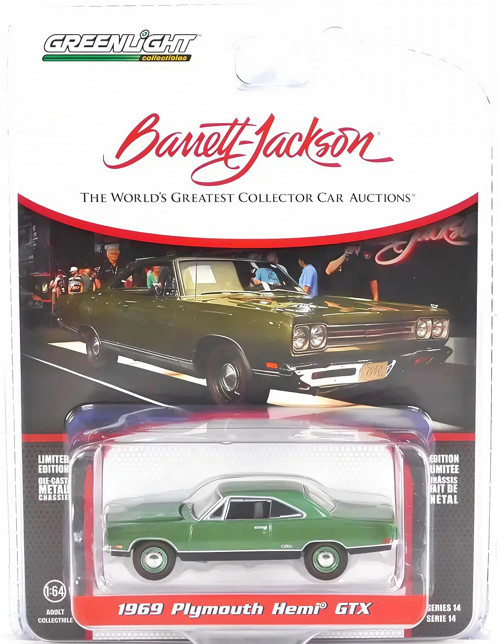 Greenlight 1/64 Barrett-Jackson Series 14- 1969 Plymouth HEMI GTX 37310-B