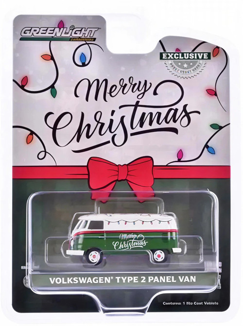 Greenlight 1/64 Volkswagen Type 2 Panel Van - Christmas 2024 30484