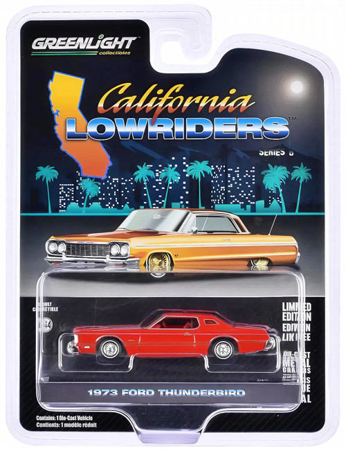 Greenlight 1/64 California Lowriders Series 6- 1973 Ford Thunderbird 63070-E