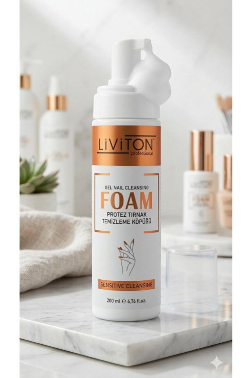 Gel Nail Cleansing Foam Protez Tırnak Temizleme Köpüğü 200 Ml
