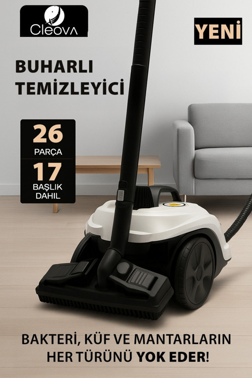 Buharlı Temizlik Makinası Clv-4041 2000W 5Bar