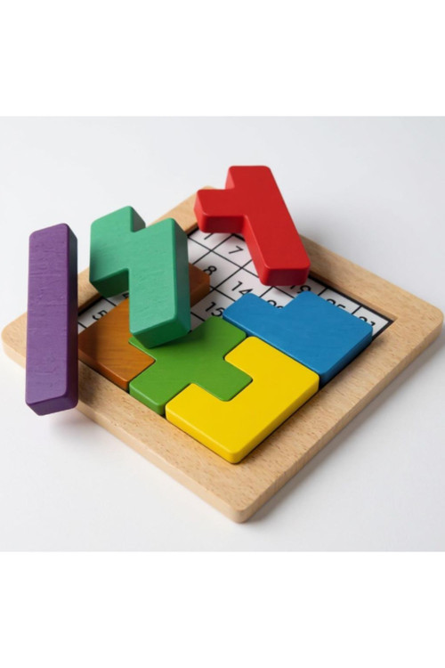 Pratik Zeka 2 Ahşap Akıl Ve Mantık Oyunu - Eğitici Puzzle