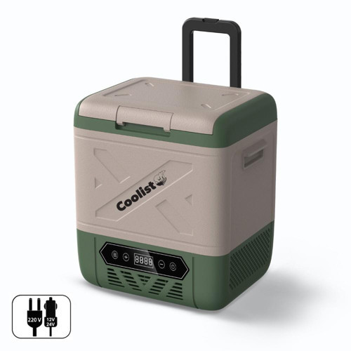 CLK18W 12/24Volt/ 220Volt 18 Litre Kompresörlü Tekerlekli Outdoor Oto Buzdolabı